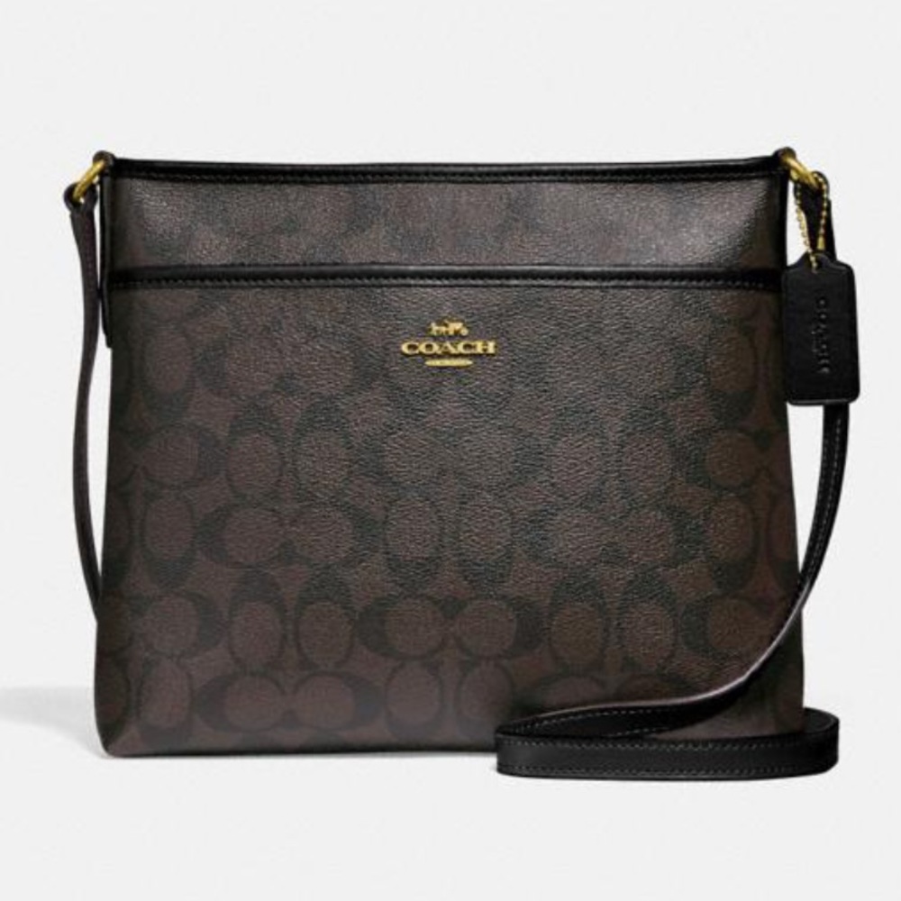 Coach File Crossbody In Signature Canvas